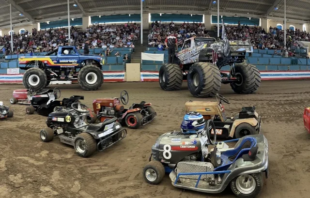 Mowers and monster trucks